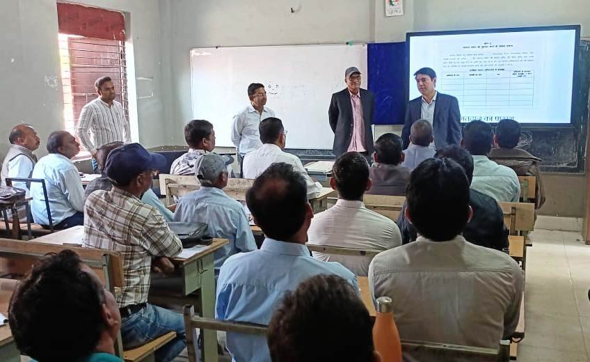 मतदान दलों को दिया गया प्रथम चरण का प्रशिक्षण, कलेक्टर ने किया निरीक्षण