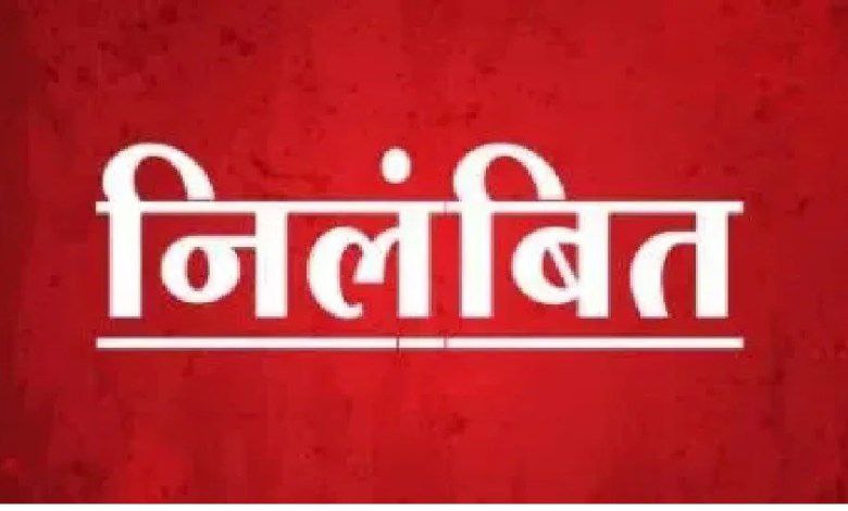 कृषक के रकबा संशोधन में लापरवाही, हल्का पटवारी पर कार्रवाई, निलंबित
