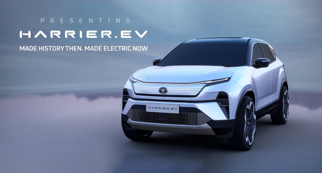 स्टाइलिश लुक और दमदार परफॉर्मेंस के साथ पेस है Tata Harrier EV car जाने ब्रांडेड फीचर्स